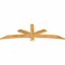 Ekena Millwork Alberta Rough Sawn Timber Gable Bracket, Western Red Cedar, 72"W x 24"H x 2"D x 4"F, 8/12 Pitch GBW072X24X0204ALB00RWR - alternate 2